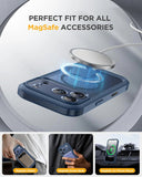 iPhone 17 Pro Max 360° Protection Case [BLUE] : Front Screen + Back Cover + Camera Protection Inbuilt brandscluster