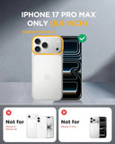 iPhone 17 Pro Max 360° Protection Case [BLUE] : Front Screen + Back Cover + Camera Protection Inbuilt brandscluster