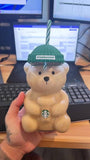 New Starbucks Latin American Glass Bear Bottle With Bear Tumbler Green Carry Bag brandscluster