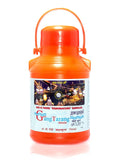 Ganga Jal 1 Litre | Filled from Har Ki Pauri Haridwar | Brahma Kund Gangajal | 1 Bottle (1 Litre, Orange) brandscluster
