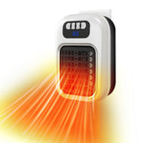 Wall Mounted Portable Small Electric Heater With Remote Control, Adjustable Silent Thermostat Suitable For Winter Home Offices Bathroom brandscluster