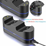 Playstation 4 Charger Kit  Dual Usb Charging Dock Station Stand For Ps4 Controller brandscluster