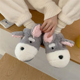 Soft Bottom Non-slip Warm Home Cute Dog Cotton Slippers brandscluster
