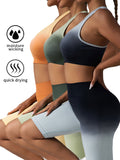 3 Pack Medium Support Sports Bra For Women Racerback Padded Workout Gym Yoga Running Bras 4.2 ⭐⭐⭐⭐⭐” 200 ratings - brandscluster
