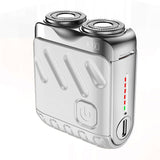 Portable Rotary Dual Ring Electric Shaver Men Travel Mini Shaver Double Floating Magnetic Blade Head Rechargeable Pocket Razors brandscluster