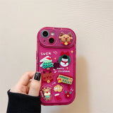 Xmas Santa Claus Cute Elk Hat Pendant Flip Christmas Phone Case For I Phone 15 14 13 12 11 Pro Max Pro Silicone Protection Cover FREE delivery Saturday, on orders shipped     4.2 ⭐⭐⭐⭐⭐” 270 ratings brandscluster
