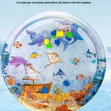 Summer Cooling Pet Water Bed Cushion Ice Pad Dog Sleeping Square Mat For Puppy Dogs Cats Pet Kennel Cool Cold 4.2 ⭐⭐⭐⭐⭐” 200 ratings - brandscluster