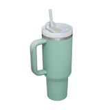40 Oz Tumbler With Handle Straw Insulated, Stainless Steel Spill brandscluster