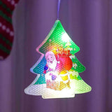 Painted Christmas Curtain Lights Holiday Layout Rubber-covered Wire Ambience Light brandscluster