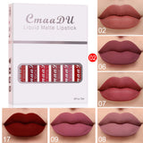 6 Boxes Matte Non-Stick Waterproof Lipstick Set – Long Lasting Lip Gloss for Women brandscluster