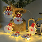 Christmas LED Light String Santa brandscluster