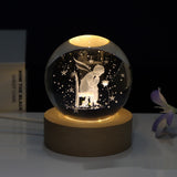 Creative 3D Laser Carved Crystal Ball Bedroom Small Night Lamp 4.2 ⭐⭐⭐⭐⭐” 300 ratings - brandscluster