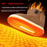Electric Heating Cotton Shoes Charging Heating Boots Winter Home Office brandscluster
