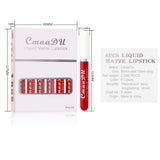 6 Boxes Matte Non-Stick Waterproof Lipstick Set – Long Lasting Lip Gloss for Women brandscluster