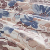 Floral Comforter Set with Bed Sheets & Pillow Covers – Blue Queen Size | Soft & Elegant Bedding brandscluster
