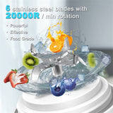 Portable Blender Juicer Personal Size Blender For Shakes And Smoothies With 6 Blade Mini Blender Kitchen Gadgets brandscluster