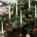 Christmas Candle LED Indoor Holiday Christmas Tree Ornaments  Festive Atmosphere Decoration Christmas Pendant - brandscluster