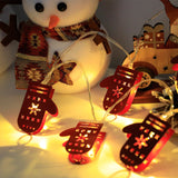 Christmas LED Light String Santa brandscluster