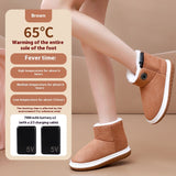 Electric Heating Cotton Shoes Charging Heating Boots Winter Home Office brandscluster