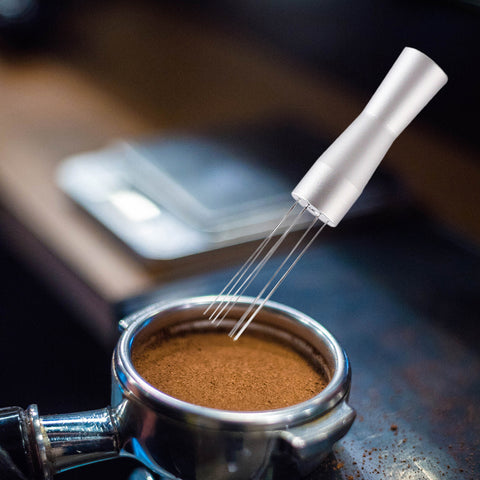 Coffee Cloth Powder Needle, Stainless Steel Espresso Machine Auxiliary Disperser Needle Type Powder Distributor For Home(Silver) 4.2 ⭐⭐⭐⭐⭐” 200 ratings - brandscluster