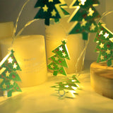Christmas LED Light String Santa brandscluster