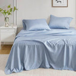 Floral Comforter Set with Bed Sheets & Pillow Covers – Blue Queen Size | Soft & Elegant Bedding brandscluster