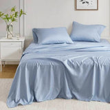 Floral Comforter Set with Bed Sheets & Pillow Covers – Blue Queen Size | Soft & Elegant Bedding brandscluster