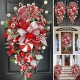 Christmas Wreath Candy Tree Door brandscluster