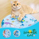 Summer Cooling Pet Water Bed Cushion Ice Pad Dog Sleeping Square Mat For Puppy Dogs Cats Pet Kennel Cool Cold 4.2 ⭐⭐⭐⭐⭐” 200 ratings - brandscluster