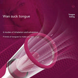 Female Tongue Licking Vibrator Breast Teasing Massage Vibration Masturbation Device Sex Toy brandscluster
