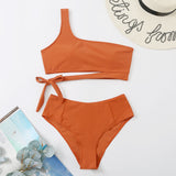 Women's High Waist Bikini Swimsuit With Straps brandscluster