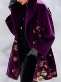 Lapel Loose-fitting Mid-length Retro Casual Sweet And Cool Wool Coat brandscluster