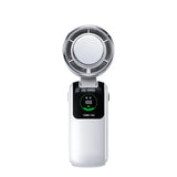 New Ice Pack High-Speed Handheld Eletirc Fan Speed Adjustable Folding Mini Fan Portable Outdoor Hanging Neck Small Fan brandscluster