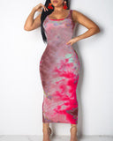Women graffiti slim fit dress ladies girls boho long maxi ... 4.2 ⭐⭐⭐⭐⭐” 400 ratings - brandscluster
