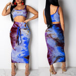 Women graffiti slim fit dress ladies girls boho long maxi ... 4.2 ⭐⭐⭐⭐⭐” 400 ratings - brandscluster