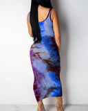 Women graffiti slim fit dress ladies girls boho long maxi ... 4.2 ⭐⭐⭐⭐⭐” 400 ratings - brandscluster