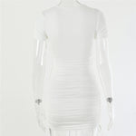 Laced Ruched Bodycon Dress 4.2 ⭐⭐⭐⭐⭐” 200 ratings - brandscluster