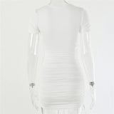 Laced Ruched Bodycon Dress 4.2 ⭐⭐⭐⭐⭐” 200 ratings - brandscluster