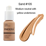Matte Oil Control PHOERA Liquid Foundation, Full Concealer 4.7 ⭐⭐⭐⭐⭐” 600 ratings - brandscluster