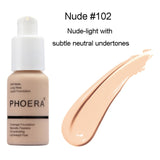 Matte Oil Control PHOERA Liquid Foundation, Full Concealer 4.7 ⭐⭐⭐⭐⭐” 600 ratings - brandscluster