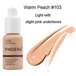 Matte Oil Control PHOERA Liquid Foundation, Full Concealer 4.7 ⭐⭐⭐⭐⭐” 600 ratings - brandscluster