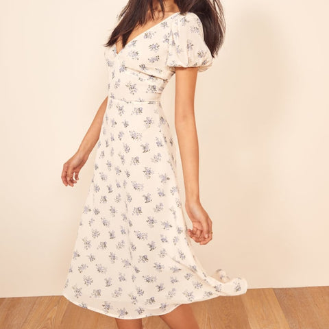 Floral Print Chiffon Beach Summer Dress 4.2 ⭐⭐⭐⭐⭐” 500 ratings - brandscluster