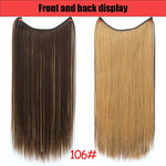 Ugeat Invisible Wire Silky Straight Hair Extensions 100% Real ... 4.5 ⭐⭐⭐⭐⭐” 500ratings - brandscluster