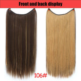 Ugeat Invisible Wire Silky Straight Hair Extensions 100% Real ... 4.5 ⭐⭐⭐⭐⭐” 500ratings - brandscluster