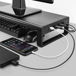 Vaydeer USB 3.0 Aluminum Monitor Stand Metal Riser  4.2 ⭐⭐⭐⭐⭐” 368 ratings - brandscluster
