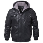 Men's Real Leather Jacket Men Motorcycle Removable Hood ... 4.2 ⭐⭐⭐⭐⭐” 90 ratings - brandscluster