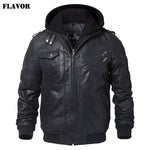 Men's Real Leather Jacket Men Motorcycle Removable Hood ... 4.2 ⭐⭐⭐⭐⭐” 90 ratings - brandscluster