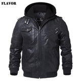 Men's Real Leather Jacket Men Motorcycle Removable Hood ... 4.2 ⭐⭐⭐⭐⭐” 90 ratings - brandscluster