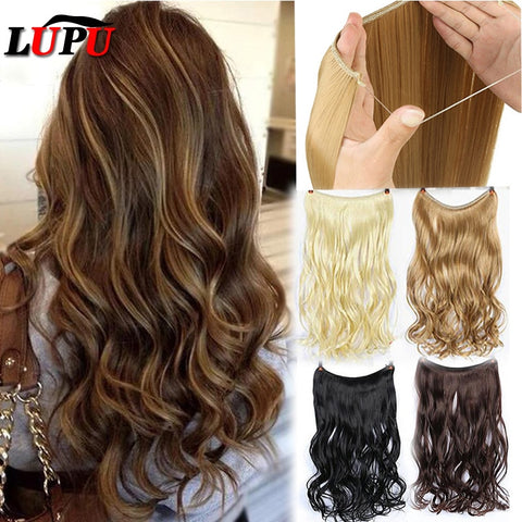 Ugeat Invisible Wire Silky Straight Hair Extensions 100% Real ... 4.5 ⭐⭐⭐⭐⭐” 500ratings - brandscluster