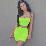 Women Tank Crop Tops Skirt Outfits Two Piece Bodycon ... 4.2 ⭐⭐⭐⭐⭐” 200 ratings - brandscluster